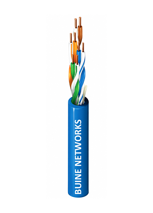 BUINE NETWORKS - Cat6 U/UTP 23AWG 4Pair, 305M, LSZH Blue