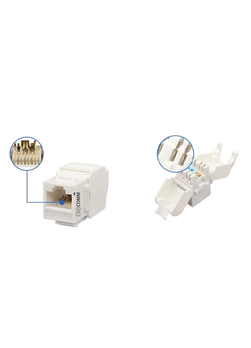CABCOMM - 6A UTP Keystone Jack Toolless