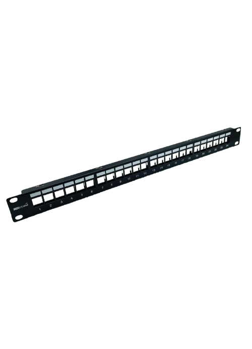 CABCOMM - STP Patch Panel 24 Port Unloaded with Cable Management