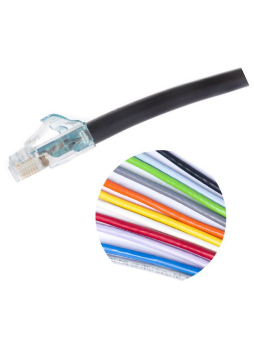 COMMSCOPE - GigaSPEED X10D® 360GS10E Solid LSZH CAT6A Patch Cord, GRAY,3 FT (1M)