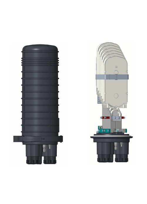 CABCOMM - CV024 Fiber Optic Splice Closure – 144 Fiber Capacity