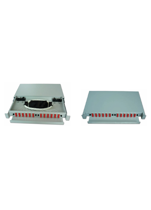 CABCOMM - ODF-RS24 Slidable Fiber Optic Patch Panel – 24 Port 1U Rack Mount