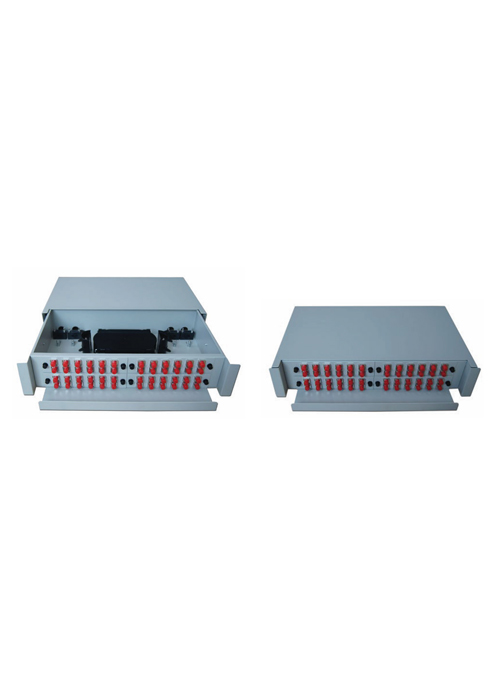 CABCOMM - ODF-RS48 Slidable Fiber Optic Patch Panel – 48 Port 2U Rack Mount