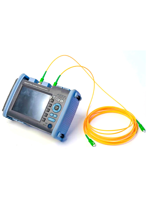 CABCOMM – Fiber Optic OTDR Launch Cable Box G652D Single Mode 9/125 SC/APC–LC/UPC 1000m