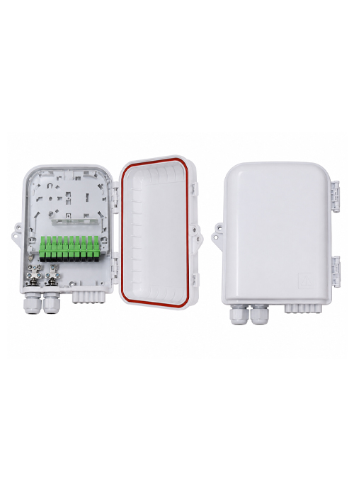 CABCOMM – OTB-0212 Fiber Optic Terminal Box, 12 Port, IP65 Outdoor FTTH Distribution Box