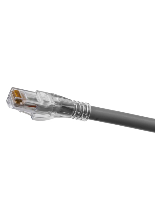 HUBBELL - Category 6 Shielded Patch Cord, Gray, 3ft (0.9m)