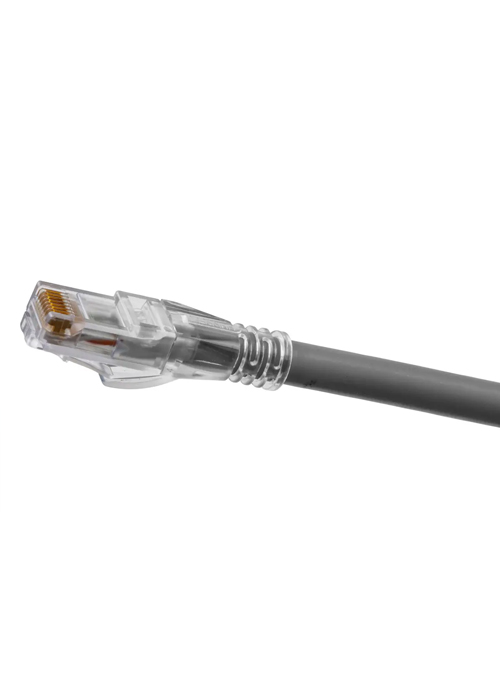 HUBBELL - Category 6 Shielded Patch Cord, Gray, 10ft (3m)