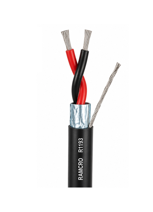 RAMCRO - R1193 MOD-BUS Data Cable – 1 Pair, 18 AWG, Shielded, PVC Jacket
