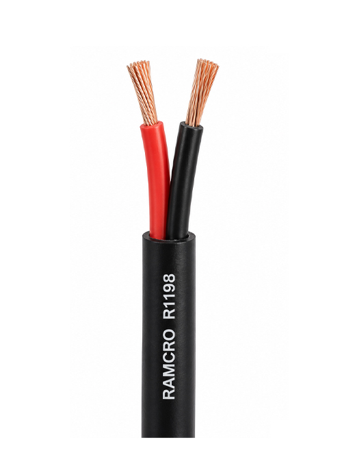 RAMCRO - R1198 Speaker/Data Cable – 1 Pair, 16 AWG, Unshielded, PVC Jacket