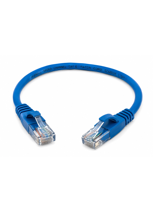 Hubbell - Speed Channel Cat6 Patch Cord, 1.5 ft