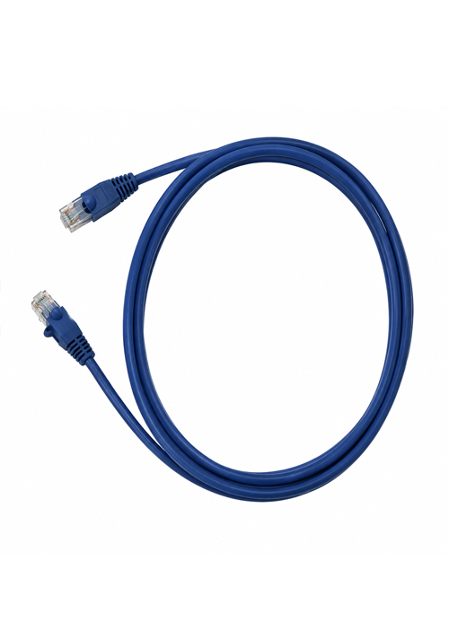 HUBBELL - Speed Gain® Category 6 Slim Patch Cord, 7ft (2.1m), Blue