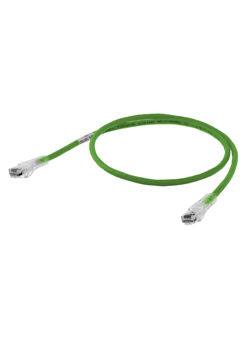 HUBBELL - SC6GN03 Speed Gain® Category 6 Slim Patch Cord, 3ft (0.9m), Green
