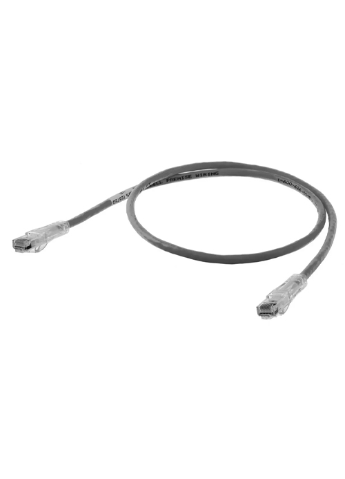 HUBBELL - NextSpeed® Category 6 Slim Patch Cord, 15ft (4.6m), Gray