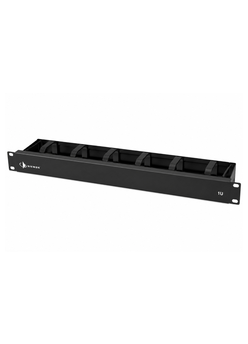 SIEMON - 1U 19-Inch Horizontal Rack-Mount Cable Organizer