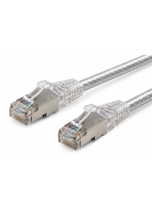 SIEMON - Z-max 6A shielded (s/ftp) double-ended stranded modular cord clear boot T568A/B CM/ LS0H