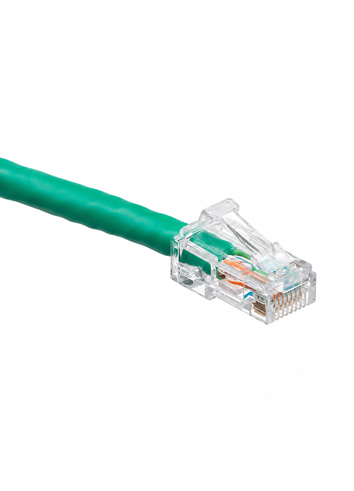 LEVITON - EXtreme 6+ Standard Patch Cord, CAT 6, 10ft, Green