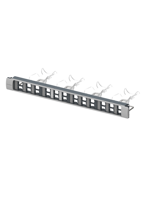 COMMSCOPE - SYSTIMAX® 360™ Evolve 24-Port Modular Patch Panel, 1U, Flat, Category 5e/6/6A