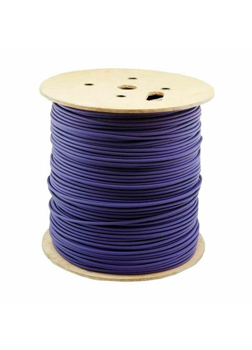 LEVITON - Cat 6A F/FTP Cable – 23 AWG, LSZH Jacket, EuroClass Eca, Violet, 500m Reel