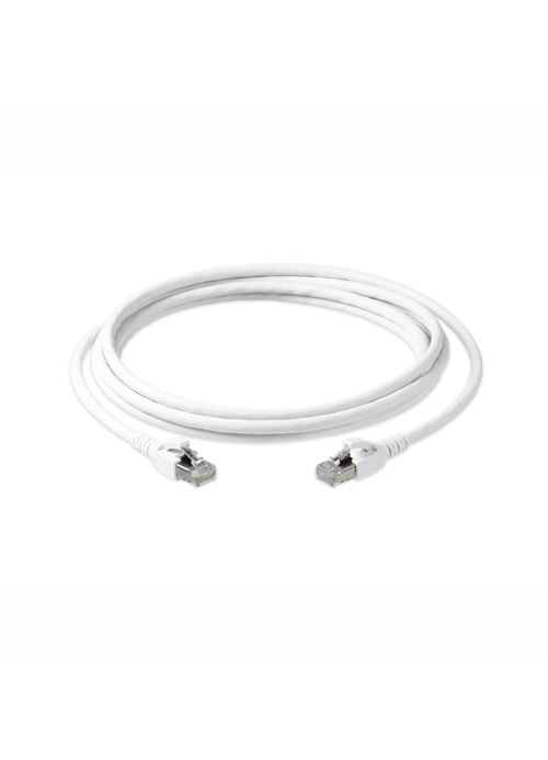LEVITON - Cat 6A F/UTP Patch Cord, 1 Meter, LSZH Jacket, White