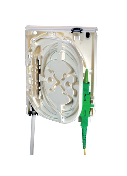 COMMSCOPE - HFTP Customer premises fiber wall outlet, no adapters, no pigtails, for splicing only