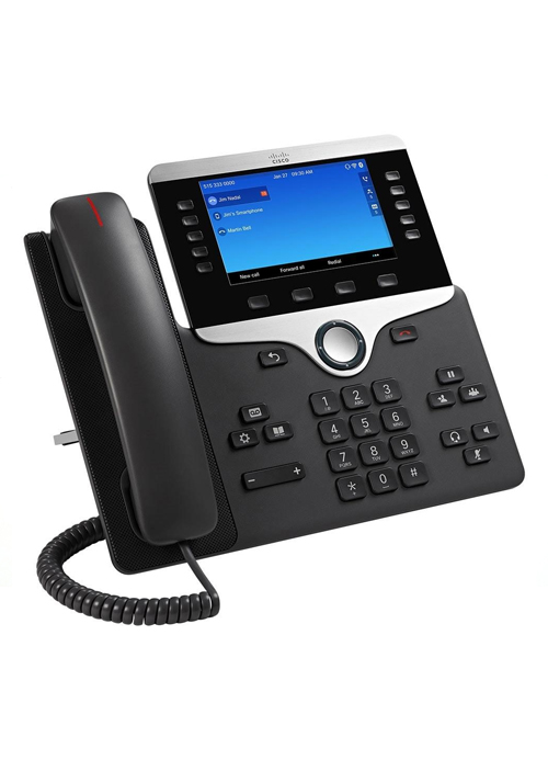 CISCO - CP-8861-K9 IP Phone – Enterprise Gigabit VoIP Phone with 5" Color Display, Wi-Fi & Bluetooth