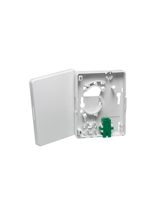 LEVITON - Fiber-to-the-Home Point of Entry Box, SC/APC Adapter