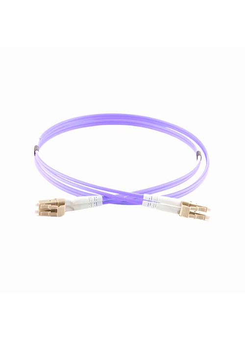 LEVITON - OM4 LC-LC Duplex Patch Cord - 3m, Violet, LSHF