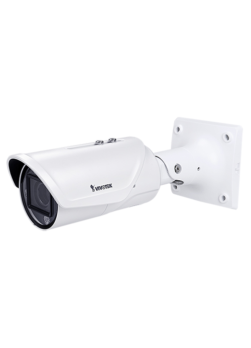 VIVOTEK - IB9387-LPR-V2-W 5MP AI License Plate Recognition Bullet Network Camera with White LED