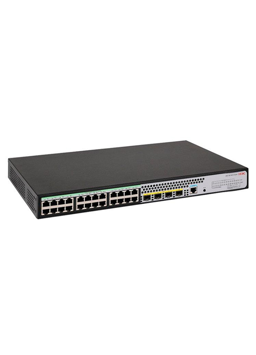 H3C - S5120V3-28S-HPWR-LI L2 PoE+ Switch - 24x GigE PoE+, 4x 10G SFP+, 4x GE Combo