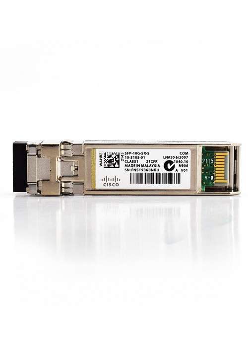 CISCO - SFP-10G-SR SFP+ Transceiver Module – 10Gbps, 850nm Multimode Fiber (MMF), Up to 300 m