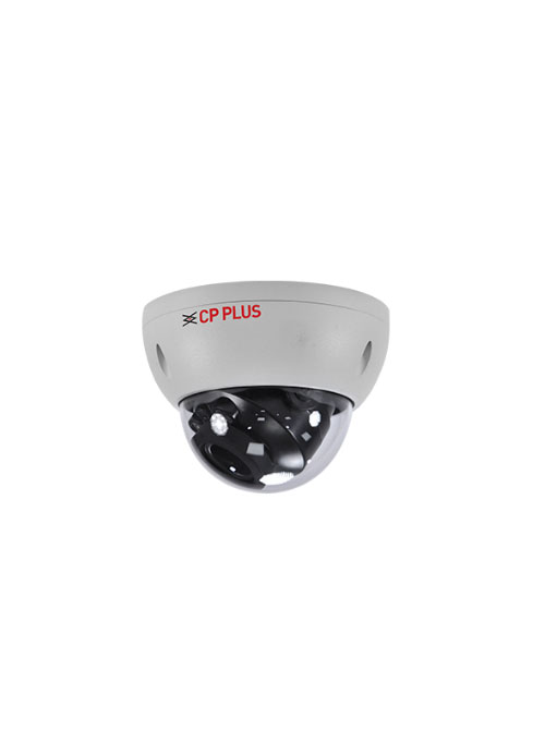 CP PLUS 8MP Network Dome Camera, 2.8mm Lens, 40Mtr.IR, WDR, Built-in Mic, IP67 & IK10.