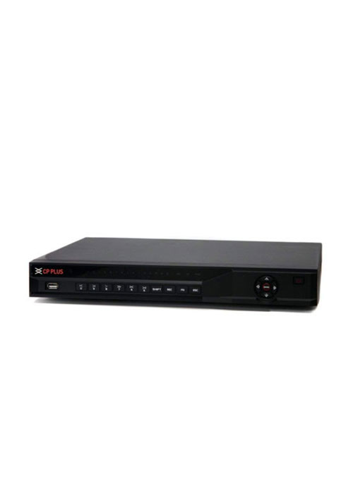 CP PLUS 8 Ch. Network Video Recorder (NVR), 1 SATA Ports, 8 PoE Ports.