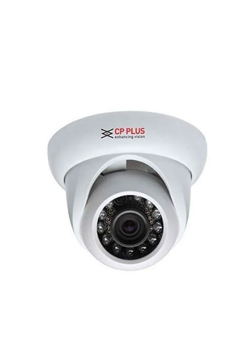 CP PLUS 5MP Full HD Dome Camera, 3.6mm Lens, 20Mtr.IR, Plastic Body.