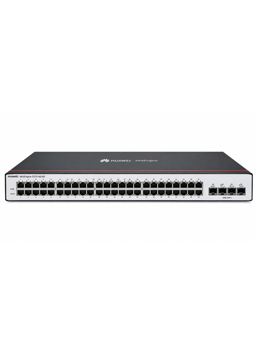 Huawei eKitEngine - S310-48J4X (48*2.5GE SFP ports, 4*10GE SFP+ ports, built-in AC power)